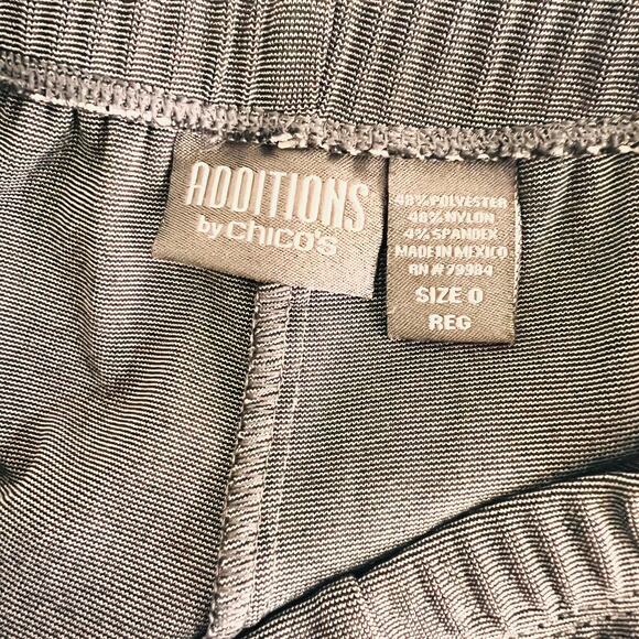 Chico's Gray Pull On Straight Leg Pants Size S Small - Picture 3 of 6